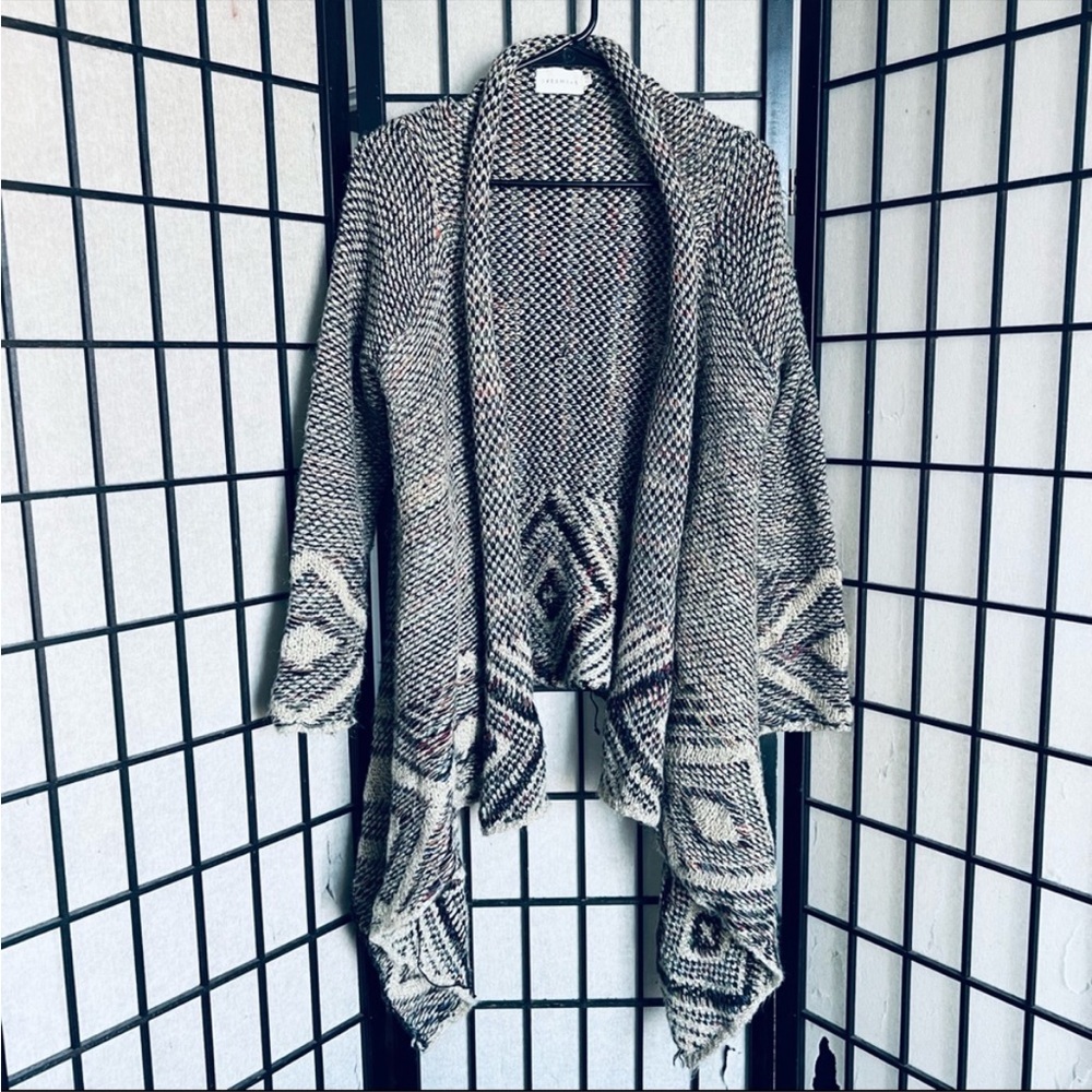 Dreamers knit waterfall cardigan